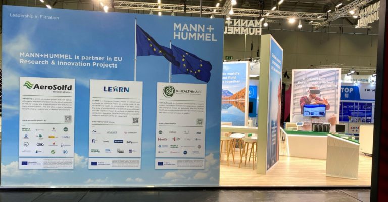 MANN+HUMMEL displays the LEARN project at FILTECH 2023