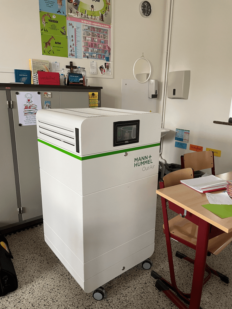 Air purification system by MANN+HUMMEL for the LEARN project