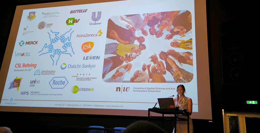 Nina Hobi (AlveoliX) presenting LEARN at EUROTOX 2024
